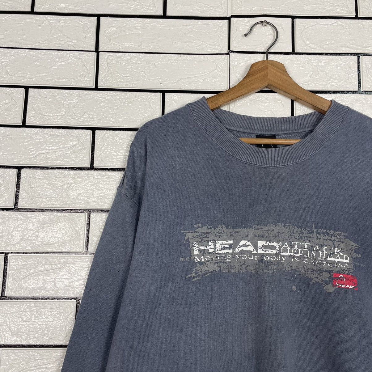 Japanese Brand Head Big Logo Crewneck Sweatshirt Size US L / EU 52-54 / 3 - 6 Thumbnail