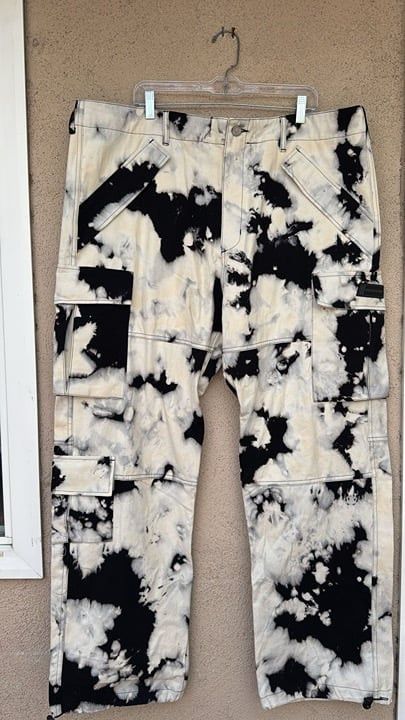 Daniel Patrick Daniel Patrick Mens Acid Wash Pants 3XL New Size US 40 / EU 56 - 2 Thumbnail
