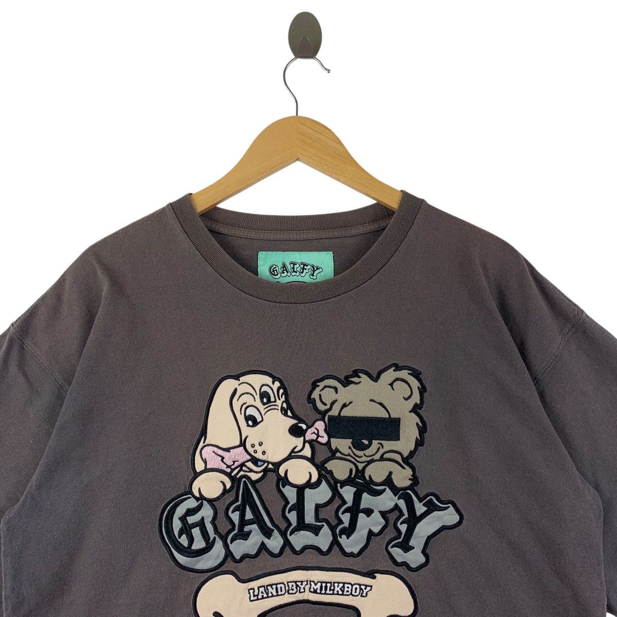 Japanese Brand GALFY Land by Milkboy japanesebrand animal printed tee Size US XL / EU 56 / 4 - 2 Thumbnail