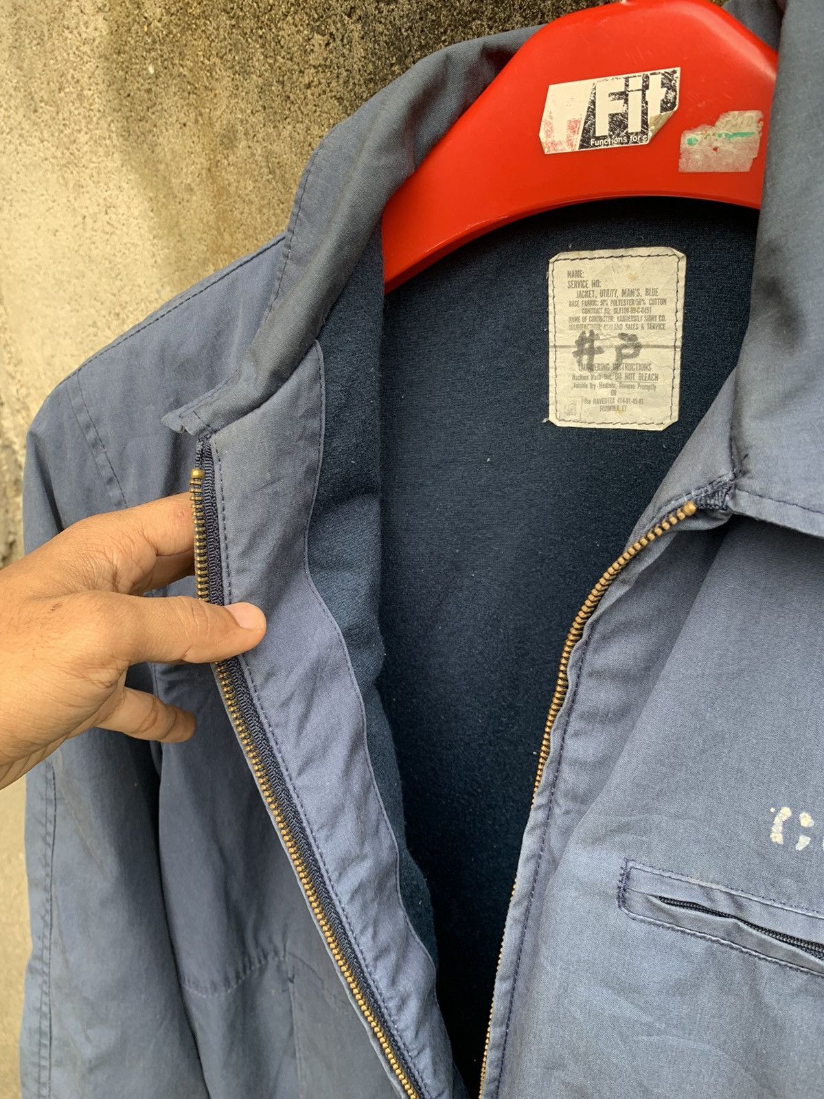 Vintage 80s USAF UTILITY JACKET RARE DESIGN Size US M / EU 48-50 / 2 - 10 Thumbnail