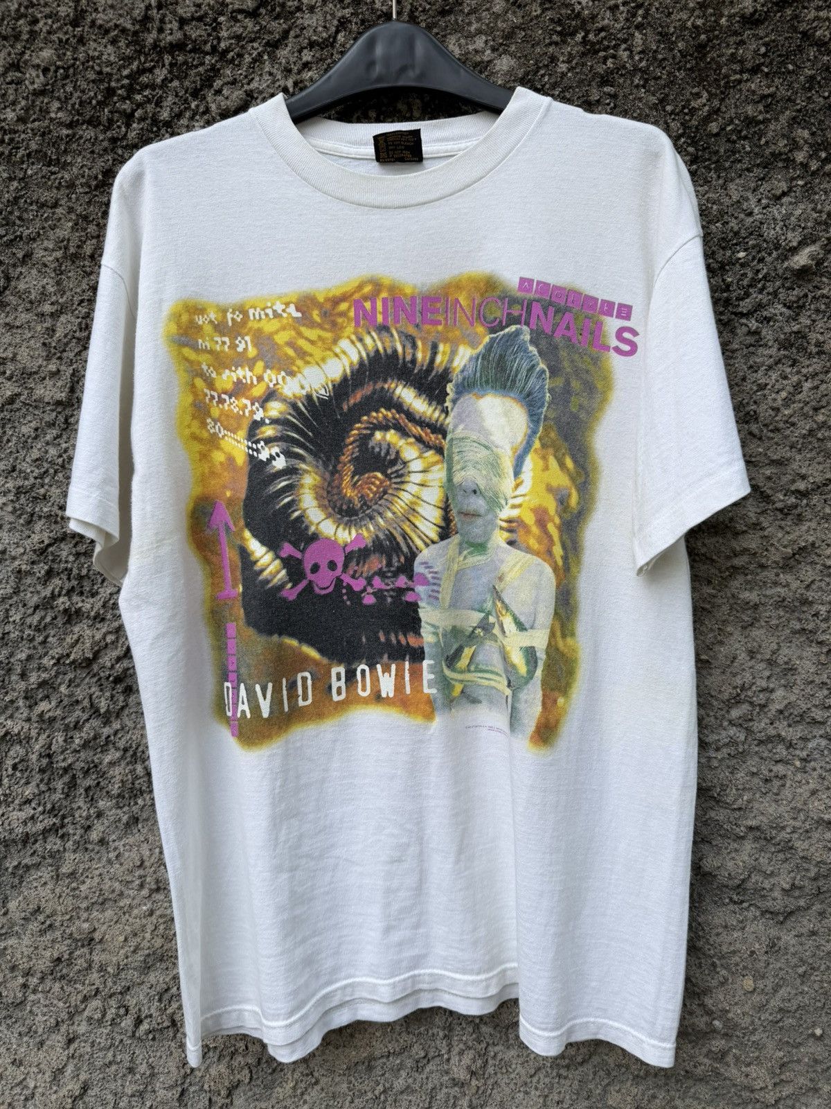 デヴィッド・ボウイ 95年 L BROCKUM バンドT 90s Band Tees × Brockum × Vintage Vintage David Bowie Outside Tour