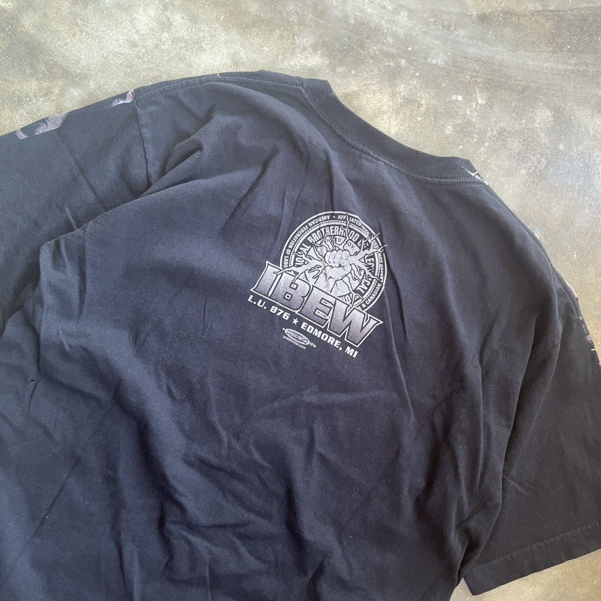 Vintage T-Shirt Vintage Bayside Ibew Big Print 876 Size US L / EU 52-54 / 3 - 7 Thumbnail