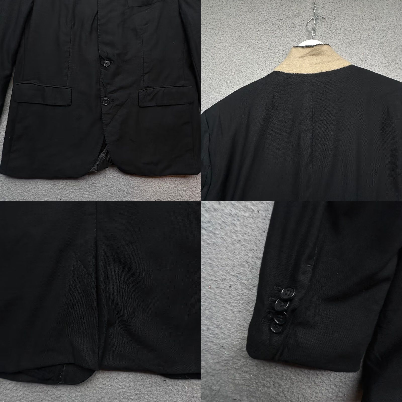 Banana Republic Banana Republic Signature Italian Hopsack Suit Jacket Mens 42 Short Black Wool Blazer 809131 Size US 42 / EU 58 - 8 Thumbnail