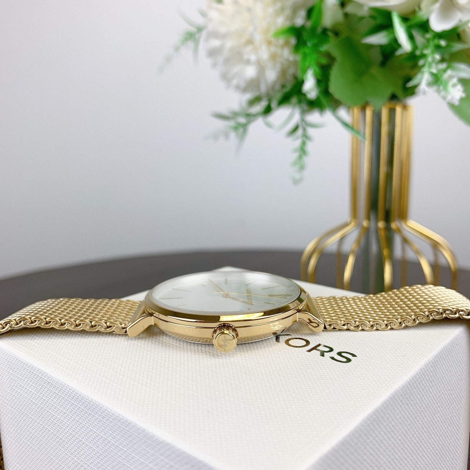 Michael Kors Michael Kors MK7150 Auden Three-Hand Gold-Tone Alloy Watch Size ONE SIZE - 6 Thumbnail