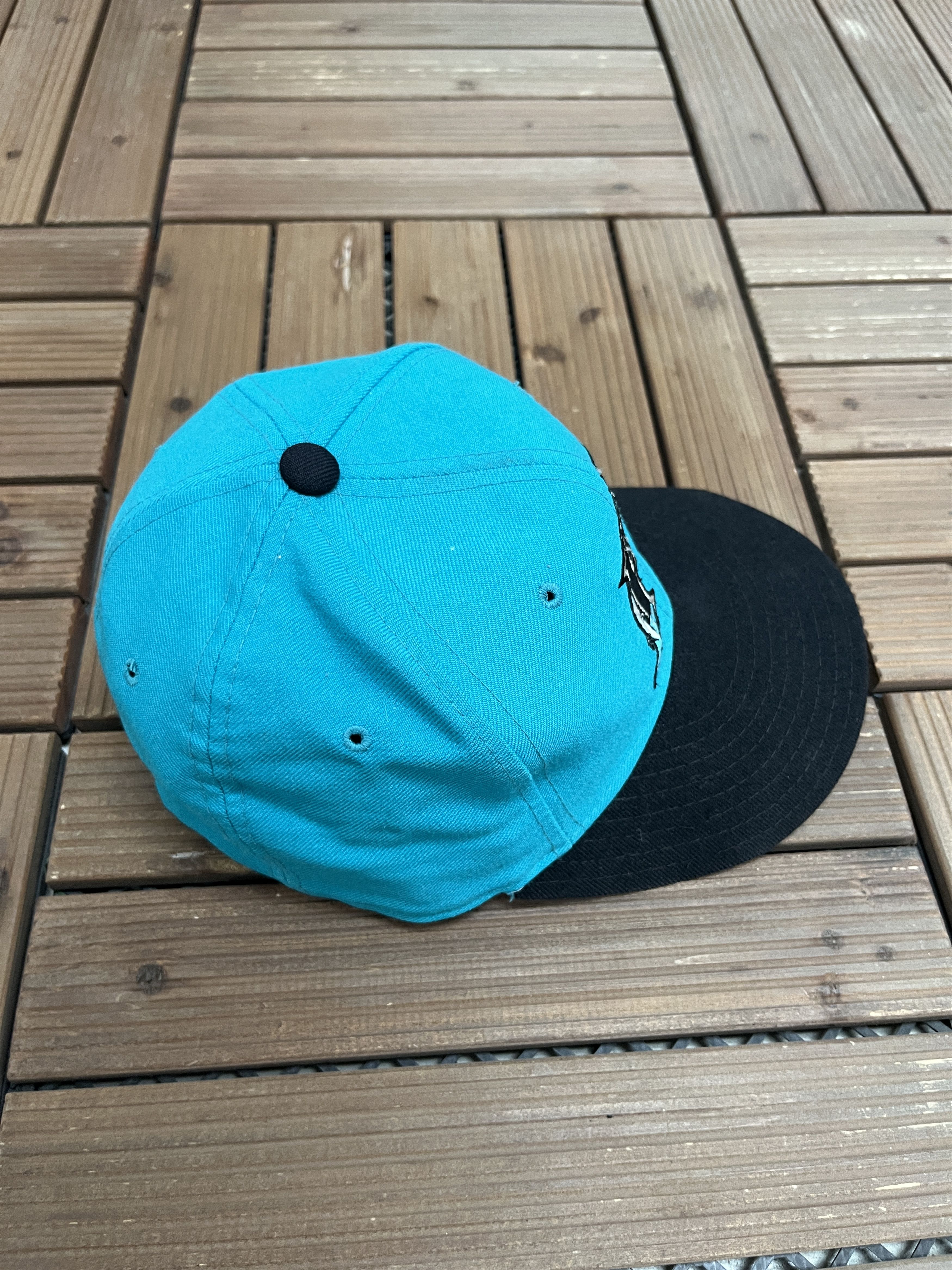 New Era × Vintage Florida Marlins Embroidered Vintage Hat Cap Size 7 1/8 Size ONE SIZE - 4 Thumbnail