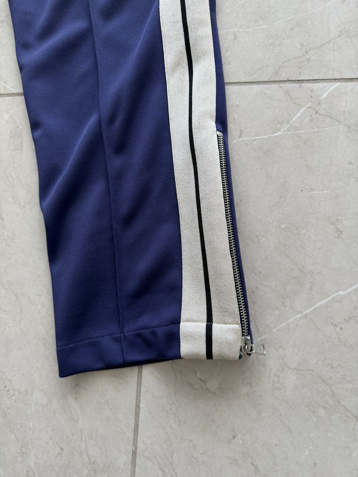 Palm Angels Palm Angels Slim Track Pants 'Purple/White' Size US 32 / EU 48 - 3 Thumbnail