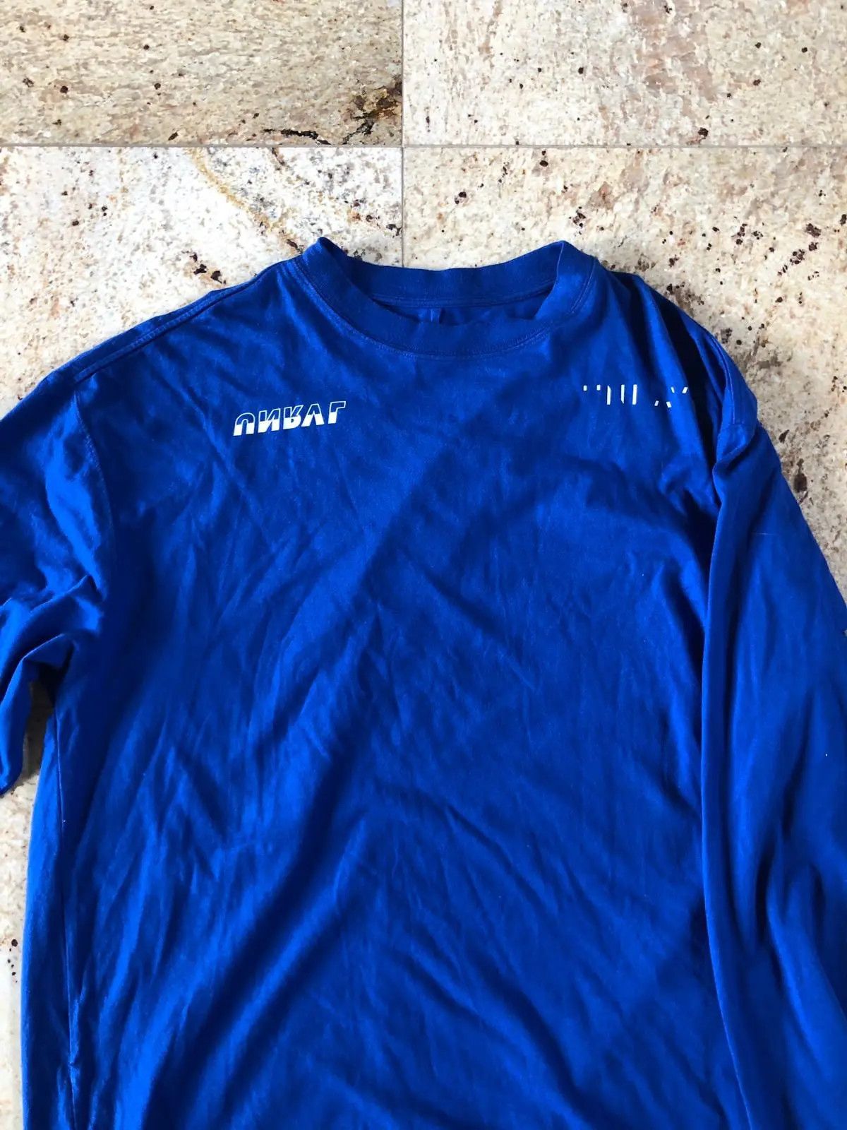 Ben Taverniti Unravel Project LS Blue Tee Size US S / EU 44-46 / 1 - 4 Thumbnail