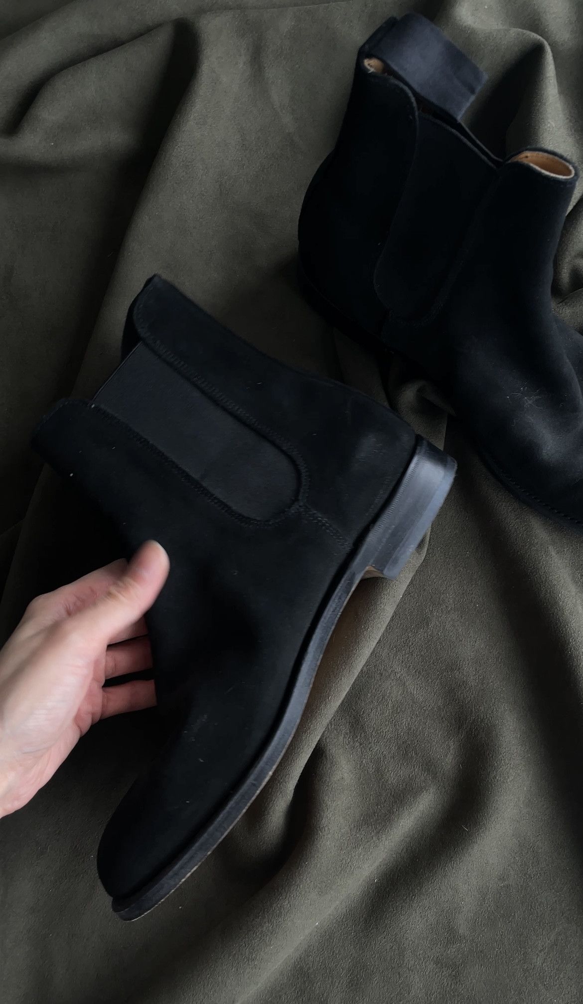 Alfred Sargent Suede Chelsea Boots Size US 7 / IT 37 - 6 Thumbnail