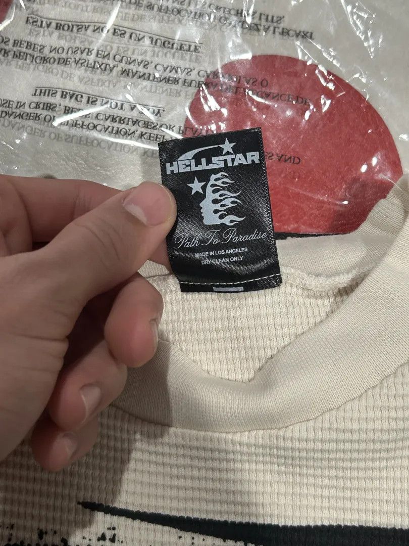 HELLSTAR Hellstar Cream Thermal Longsleeve SZ M Size US M / EU 48-50 / 2 - 4 Thumbnail