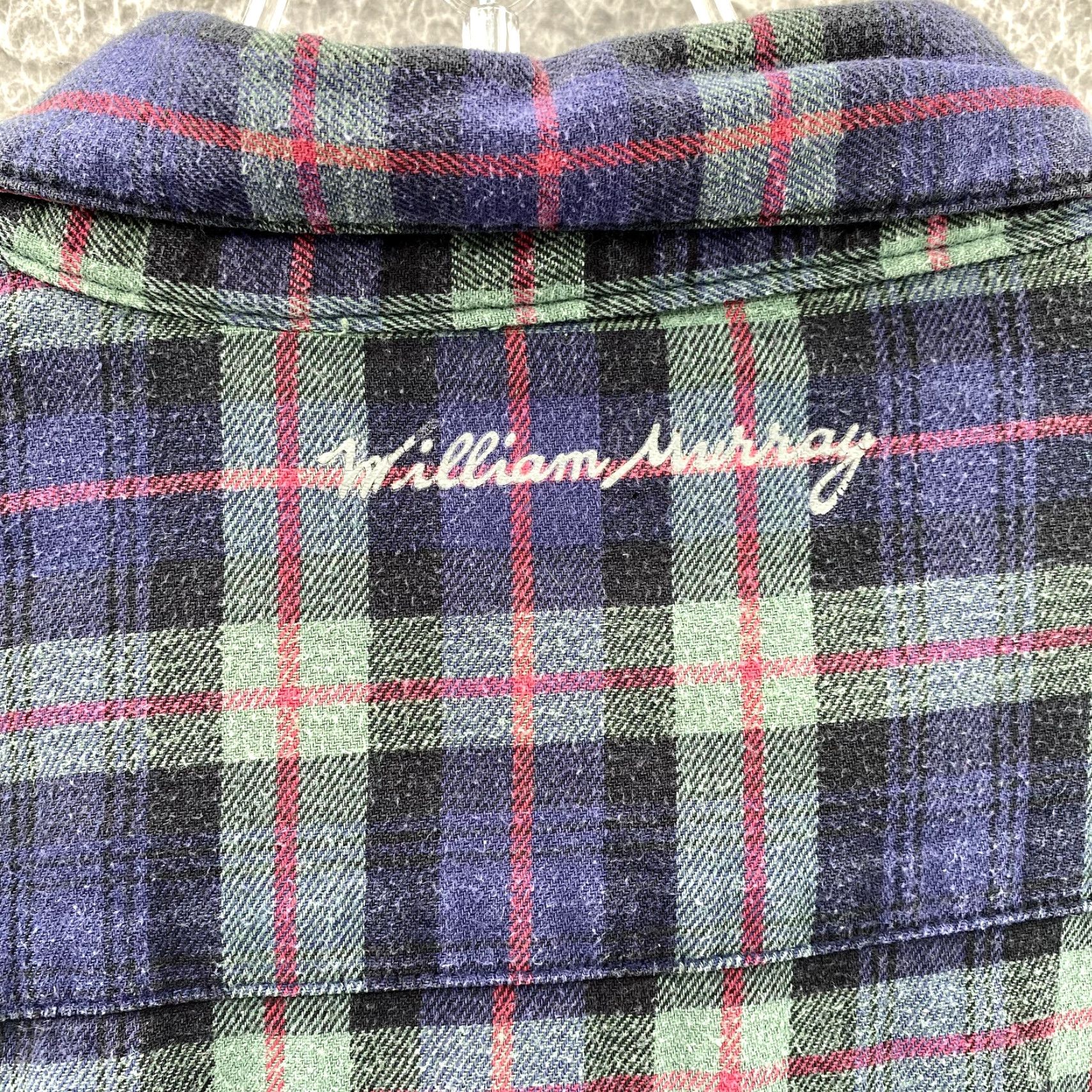 Vintage VINTAGE Willam Murray Golf Flannel Shirt Men's Large Plaid Madras Cabin Grandpa Gorpcore Shirt Size US L / EU 52-54 / 3 - 7 Thumbnail