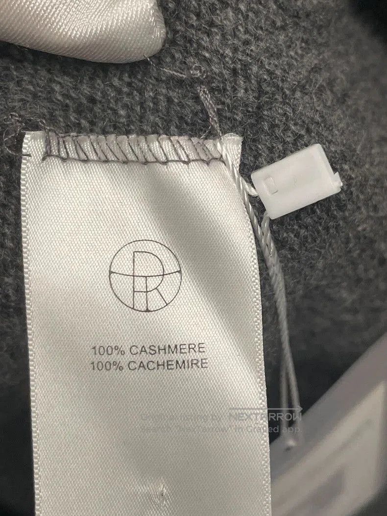 The Row TheRow Black Gray Cashmere Sweater . Size US S / EU 44-46 / 1 - 3 Thumbnail
