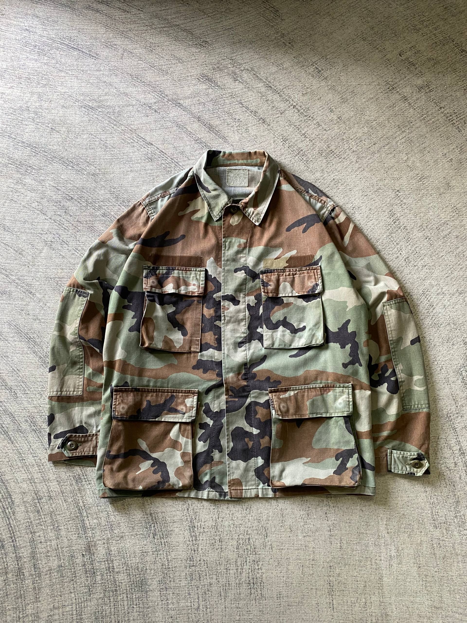 WARCHIVE Vintage US Army M81 BDU Woodland Camouflage Combat Jacket Size US M / EU 48-50 / 2 - 1 Thumbnail