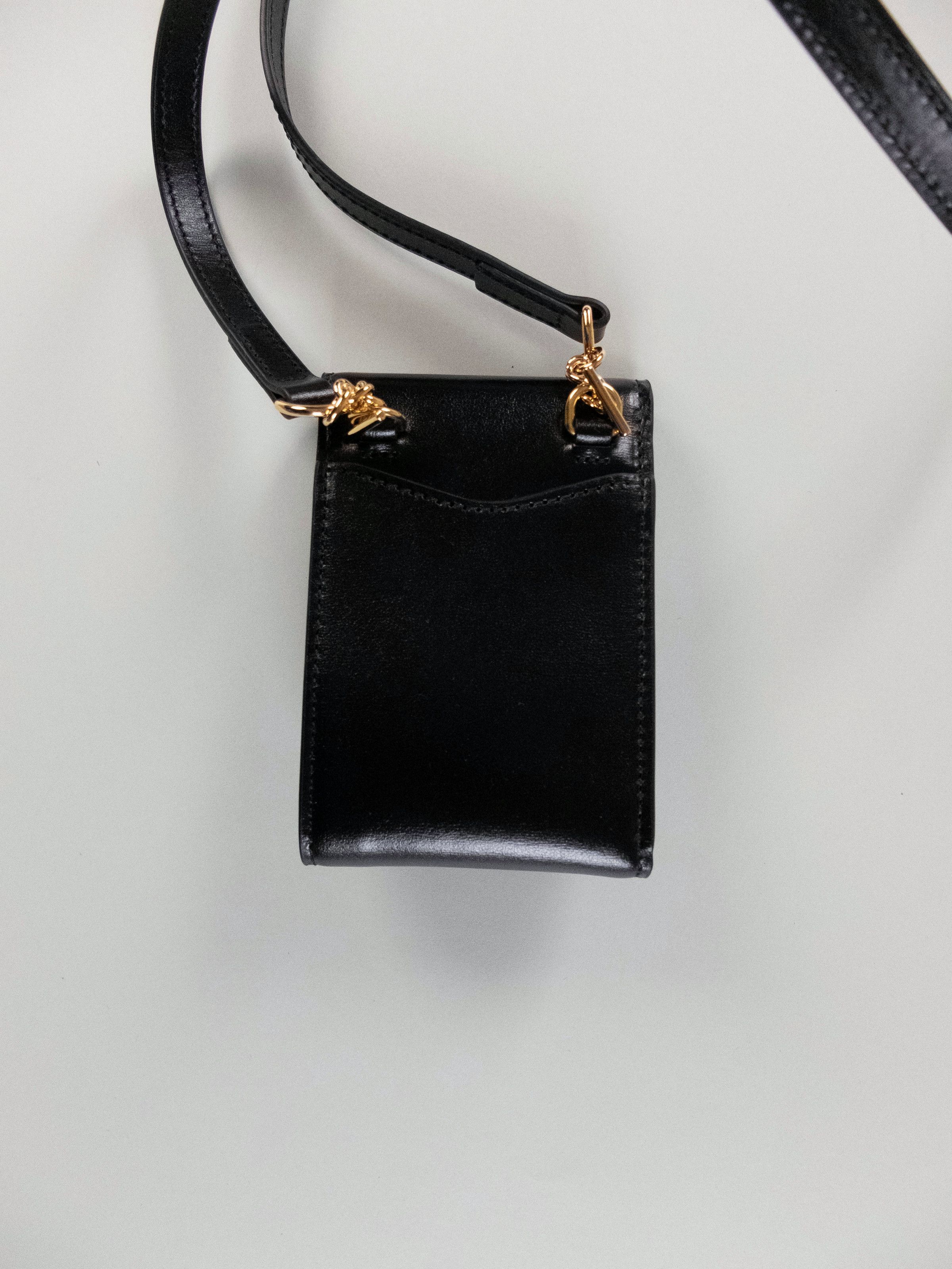Gucci GUCCI black horsebit strapped leather card case wallet Size ONE SIZE - 6 Thumbnail