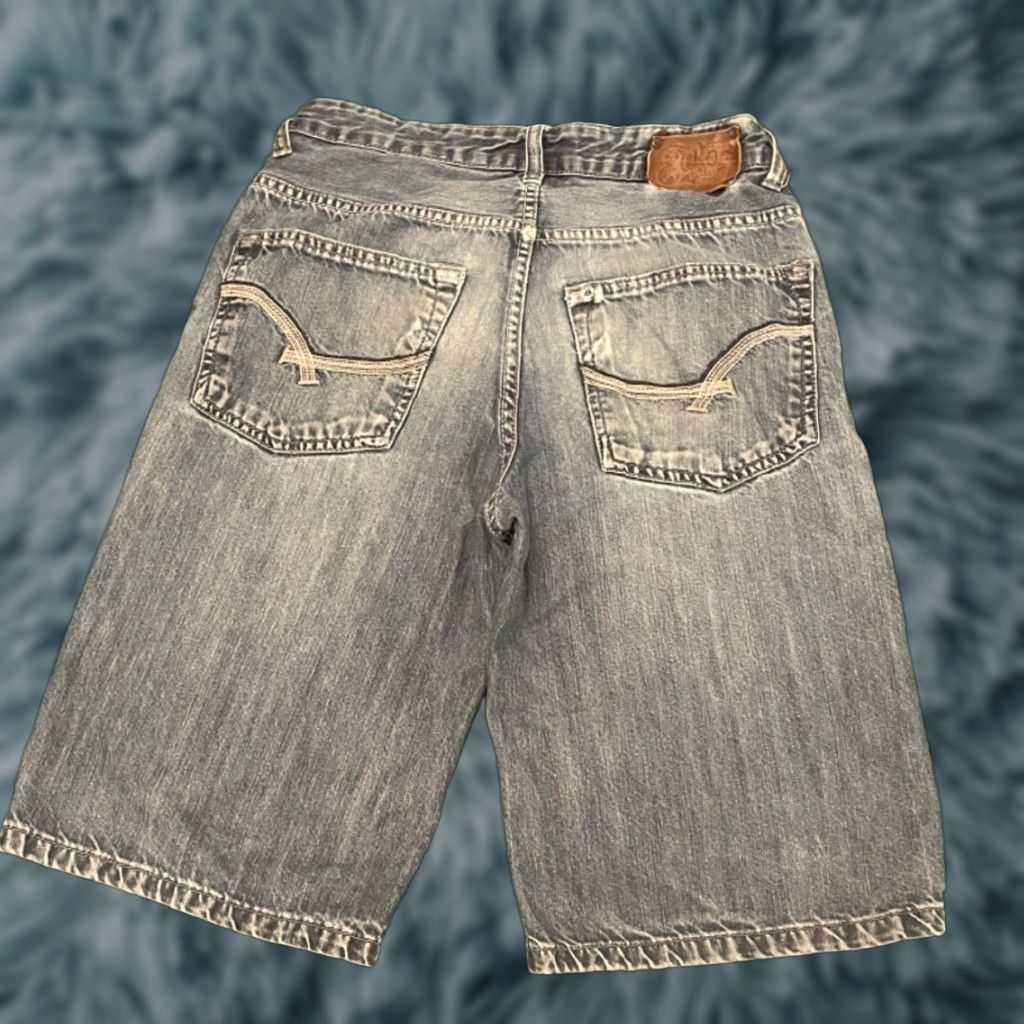 Ecko Unltd. VINTAGE Ecko Unltd Baggy Skater Grunge Jean Shorts VTG Mens Size 30 Jeans Dark Blue Size US 30 / EU 46 - 1 Thumbnail