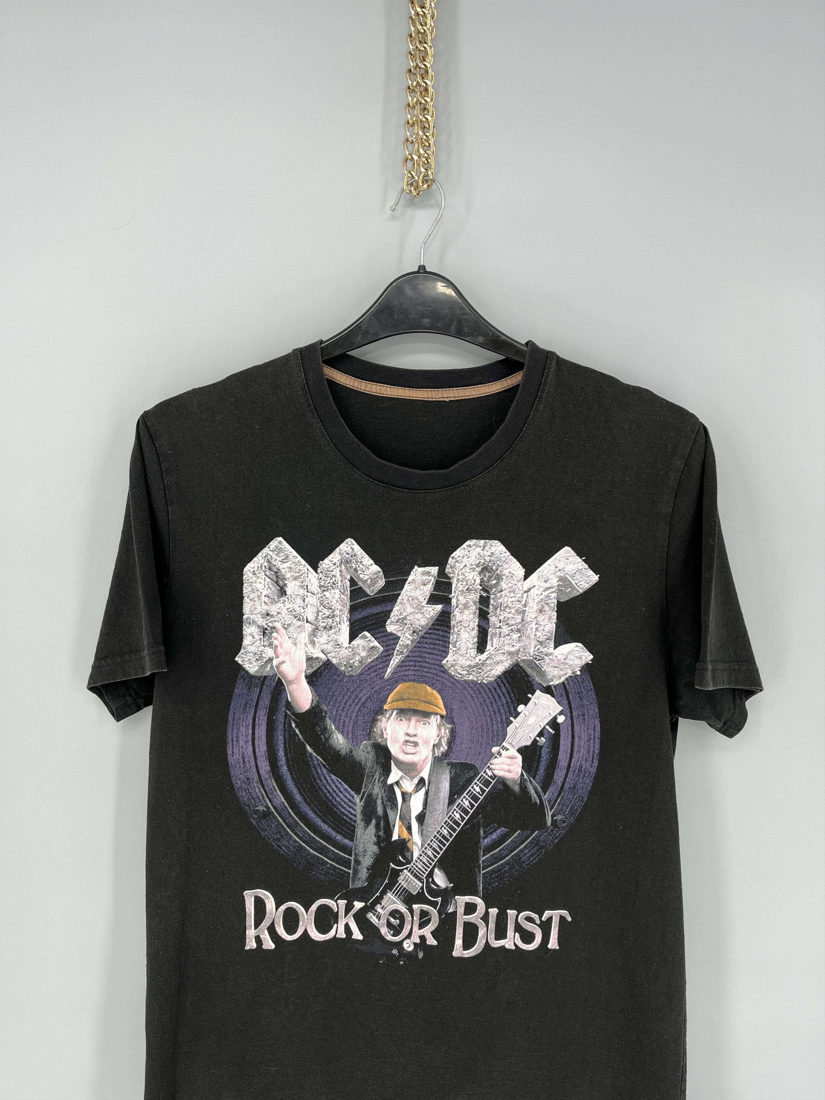 AC/DC × Band Tees Vintage Y2K AC/DC Band Rock Tour Tee Streetwear Style Size US M / EU 48-50 / 2 - 7 Thumbnail