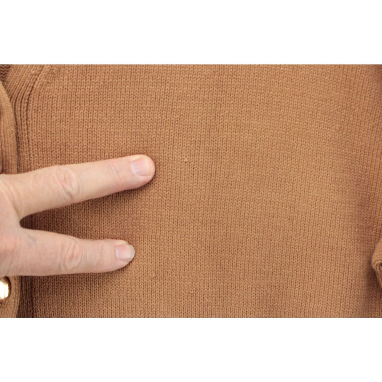 Isaac Mizrahi VINTAGE Isaac Mizrahi live Cardigan Women's 4X Brown Bridgehampton Button Up Old Money Size XXL / US 16-18 / IT 52-54 - 4 Thumbnail