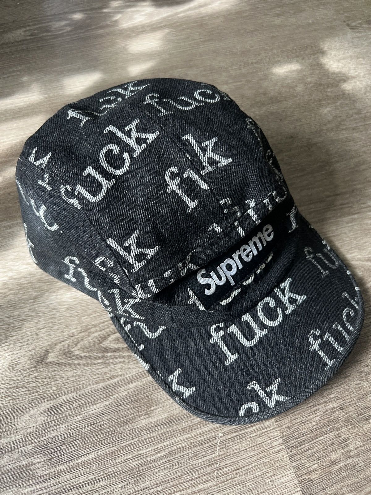 Supreme Supreme Fuck Denim Camp Cap SS13 | Grailed