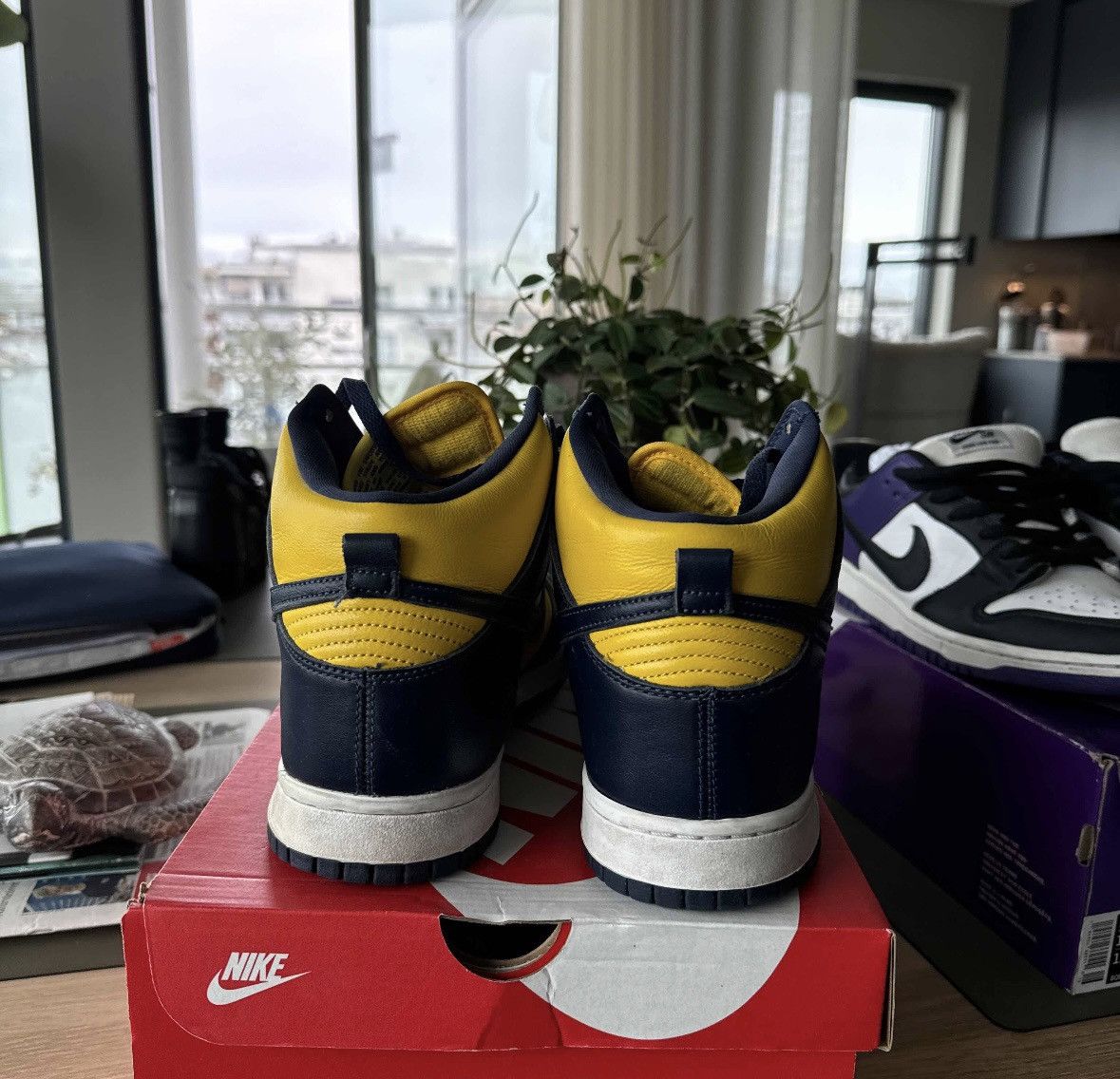 Nike Nike Dunk High Michigan State Size US 10.5 / EU 43-44 - 4 Thumbnail