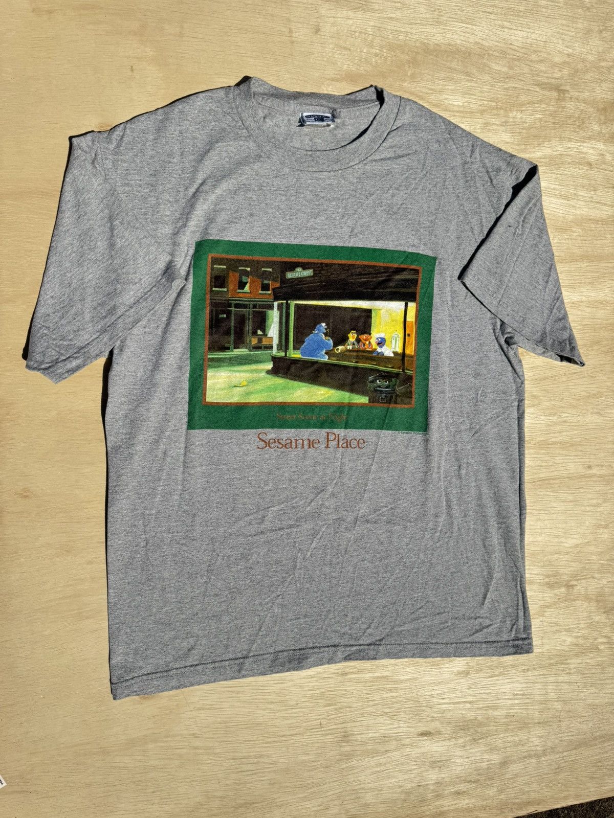 Vintage Vintage Sesame Street 90’s Lee Parody Humor Supreme T-Shirt Size US L / EU 52-54 / 3 - 2 Thumbnail