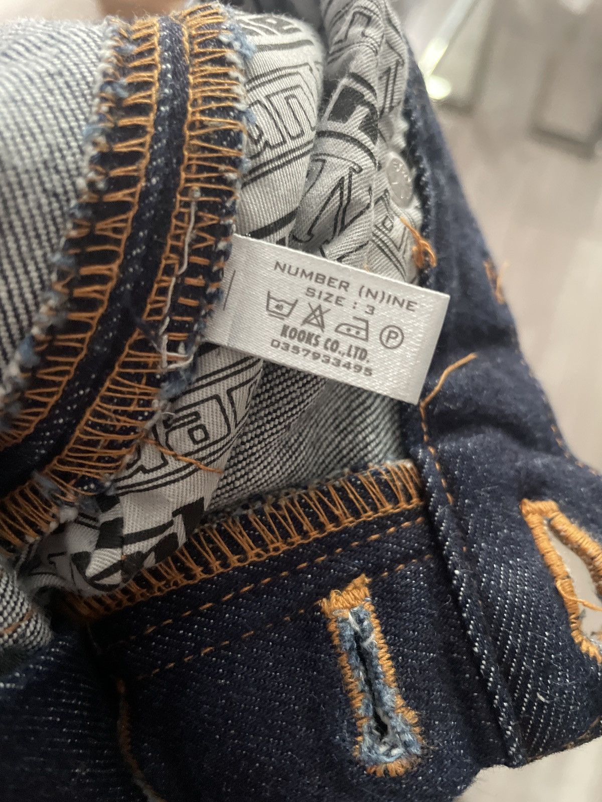 Japanese Brand × Number (N)ine × Vintage Number (n)ine jeans Size US 28 / EU 44 - 5 Thumbnail