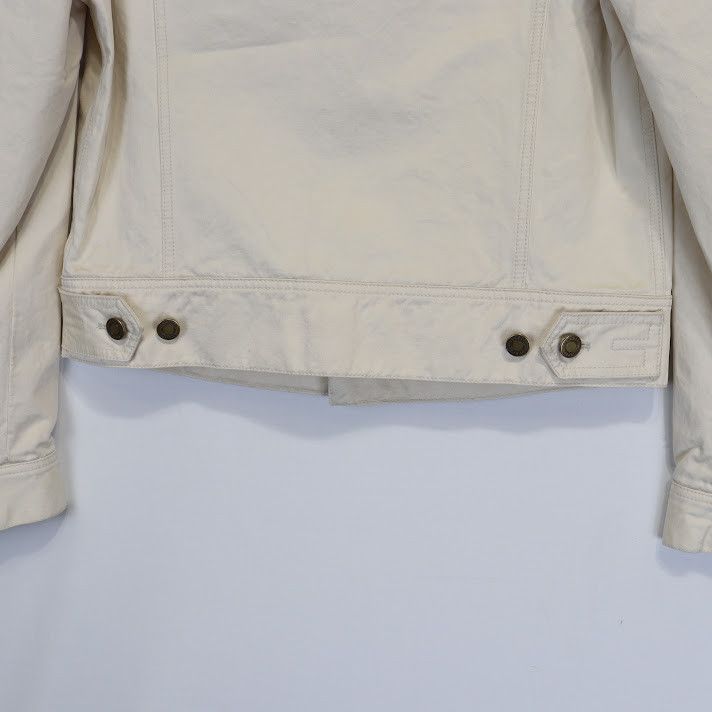 Tom Ford o1rshd1 Denim Jacket in Ivory Size US M / EU 48-50 / 2 - 9 Thumbnail