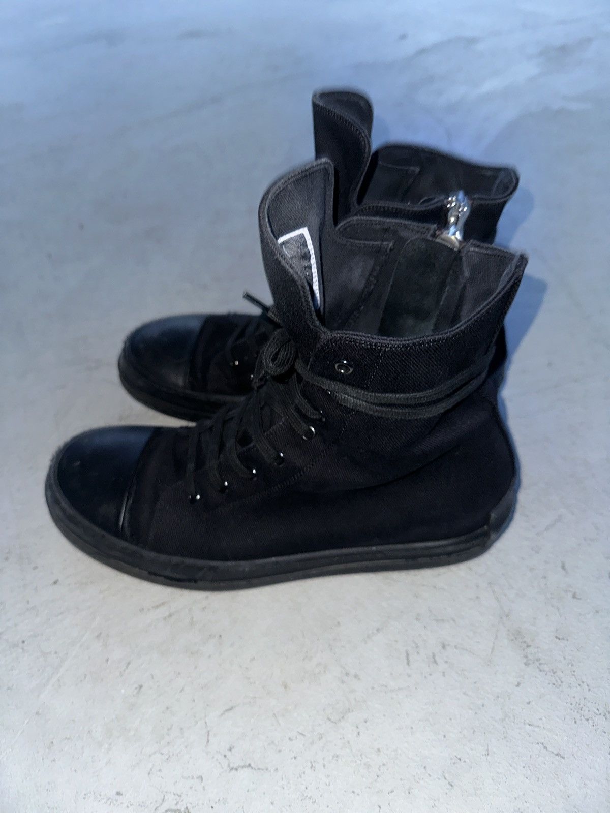 image of Black Rick Owens Drkshdw Shoes, Men's (Size 12)
