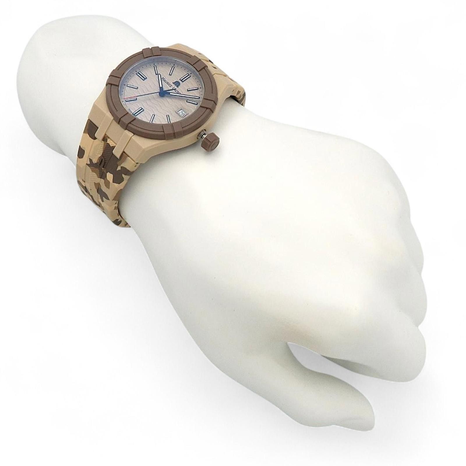 Maurice Lacroix Maurice Lacroix - Camouflage Patterned Silicone Strap Watch Size ONE SIZE - 4 Thumbnail