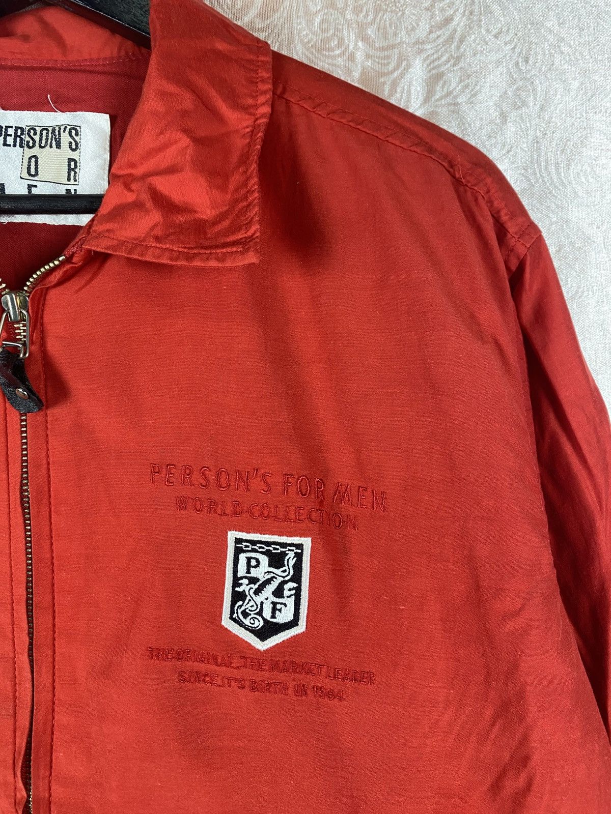 PERSON'S Vintage Person’s For Men Red Windbreaker Jacket Size US M / EU 48-50 / 2 - 8 Thumbnail