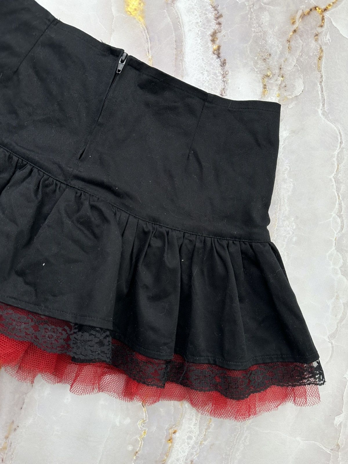 Japanese Brand Vintage Flared Mini Skirt Size 29" - 9 Thumbnail