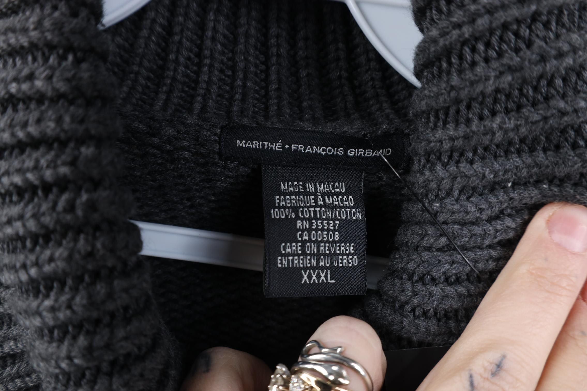 Marithe + Francois Girbaud Deadstock Vintage 90s Marithe Francois Girbaud Sweater Size US XXL / EU 58 / 5 - 9 Thumbnail
