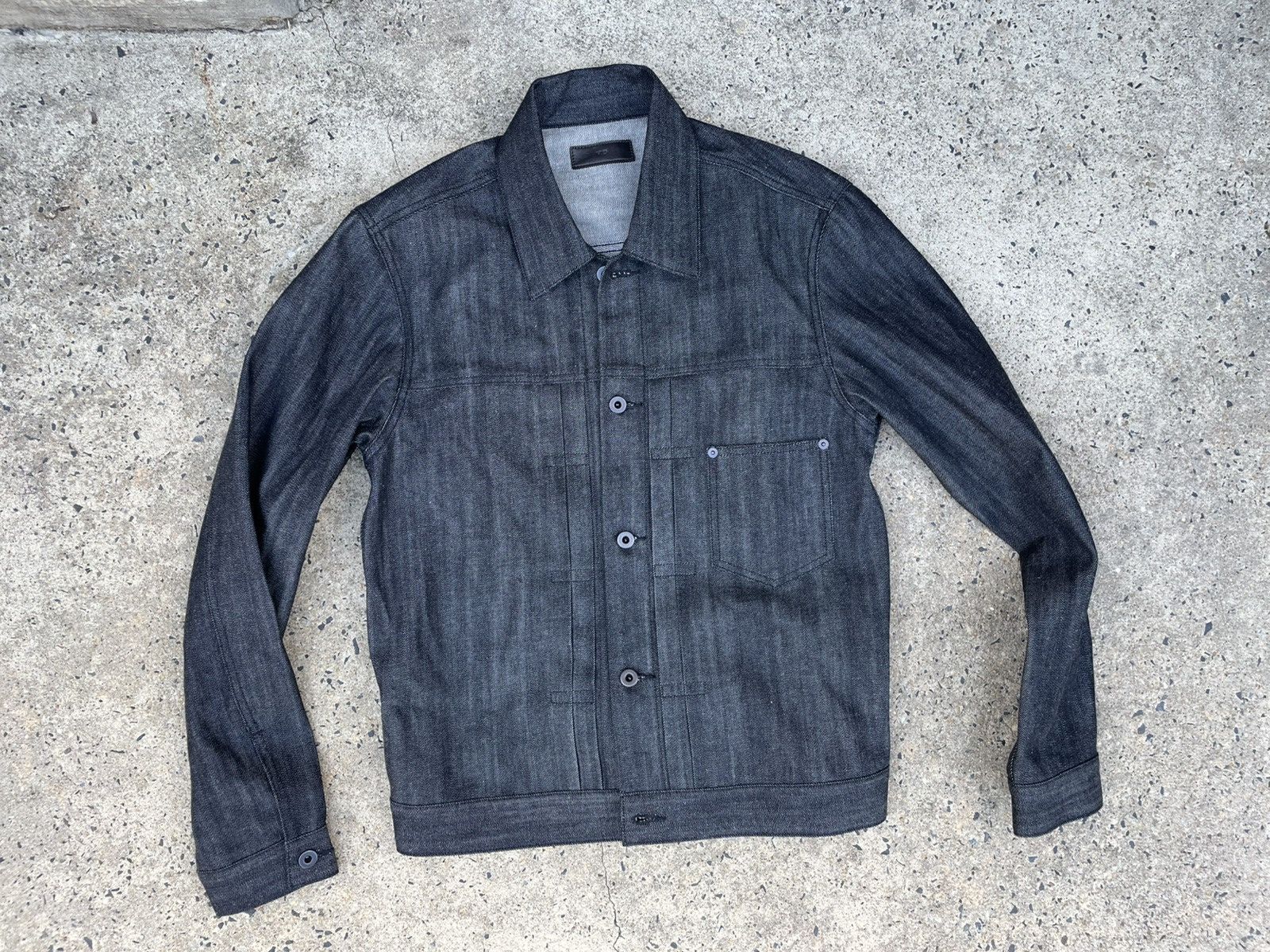Vuja De VUJADE RIDLEY CURVED DENIM AFFIX PARKA | Grailed