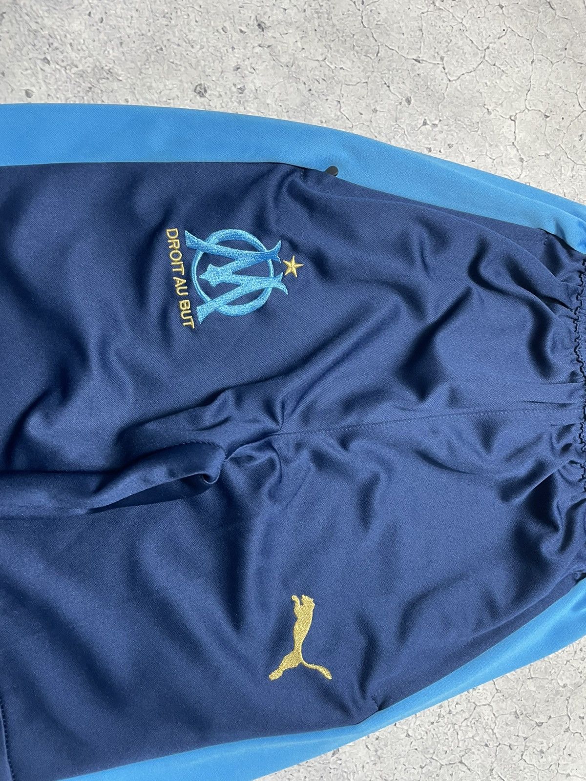 Puma Puma FC Olympique Marseille Soccer Track Suit Jacket Pants Size US 32 / EU 48 - 13 Thumbnail