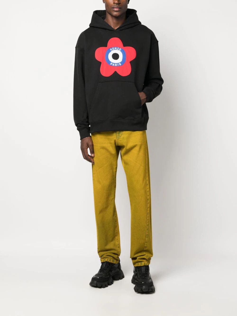 Kenzo o1mris0824 Overside Hoodie in Black Size US M / EU 48-50 / 2 - 5 Thumbnail