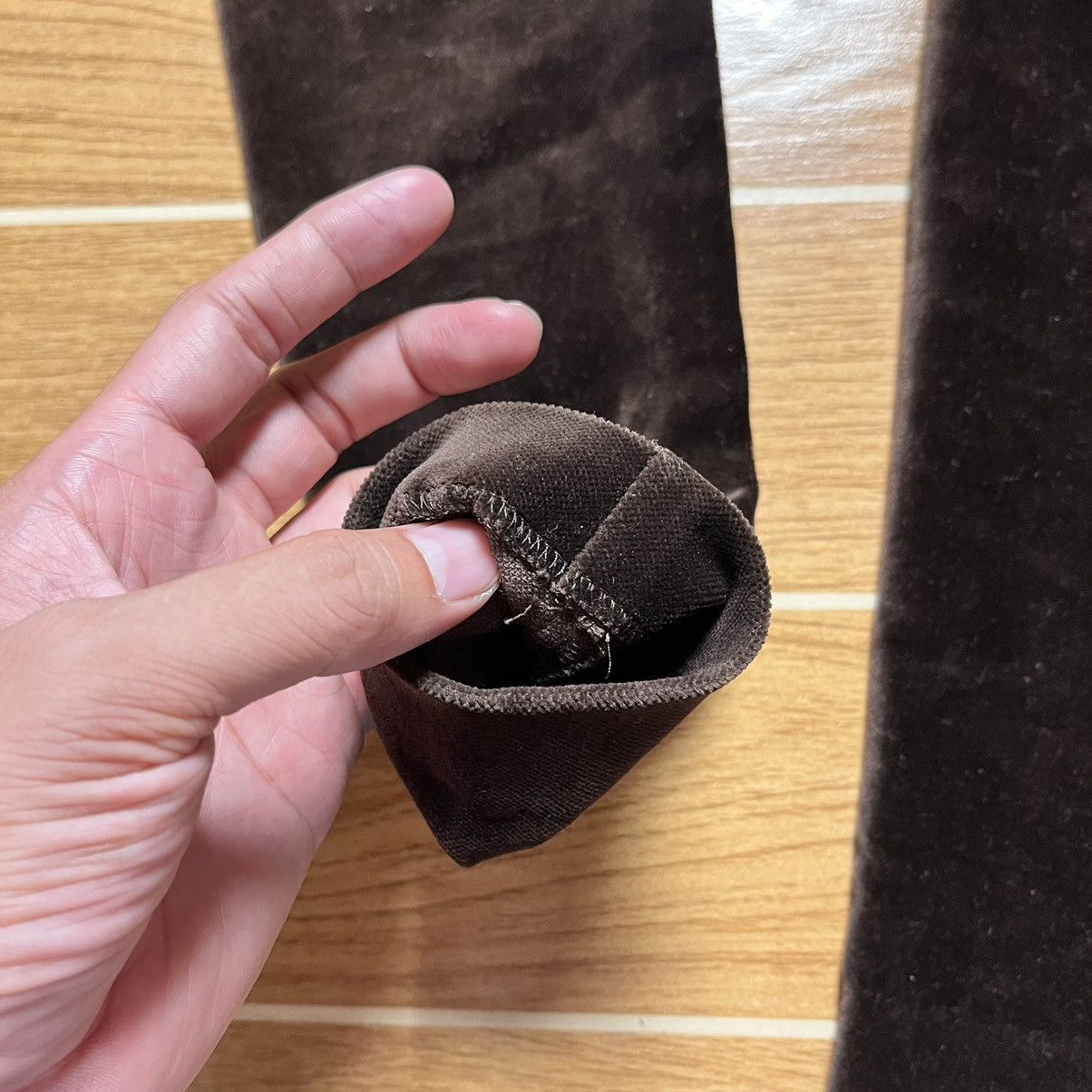 Romeo Gigli Vtg Romeo Gigli A/W 1989 Brown Velvet Cocoon Shrug Jacket Size M / US 6-8 / IT 42-44 - 11 Thumbnail