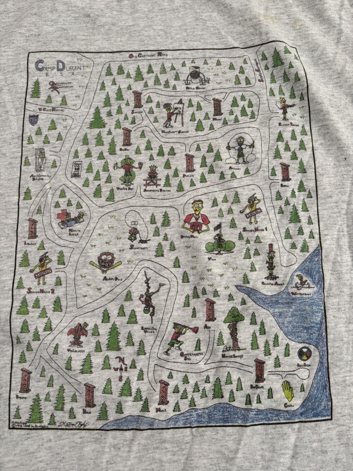 Hanes Vintage Camp T Shirt Size US XL / EU 56 / 4 - 3 Thumbnail