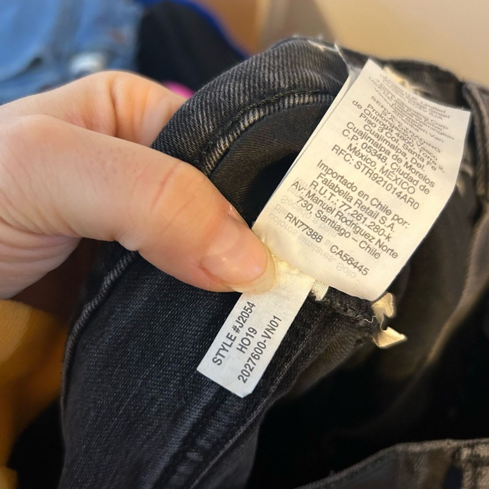 Madewell Madewell Black Classic Straight Jeans in Lunar Wash Size 25" / US 0 / IT 36 - 5 Thumbnail