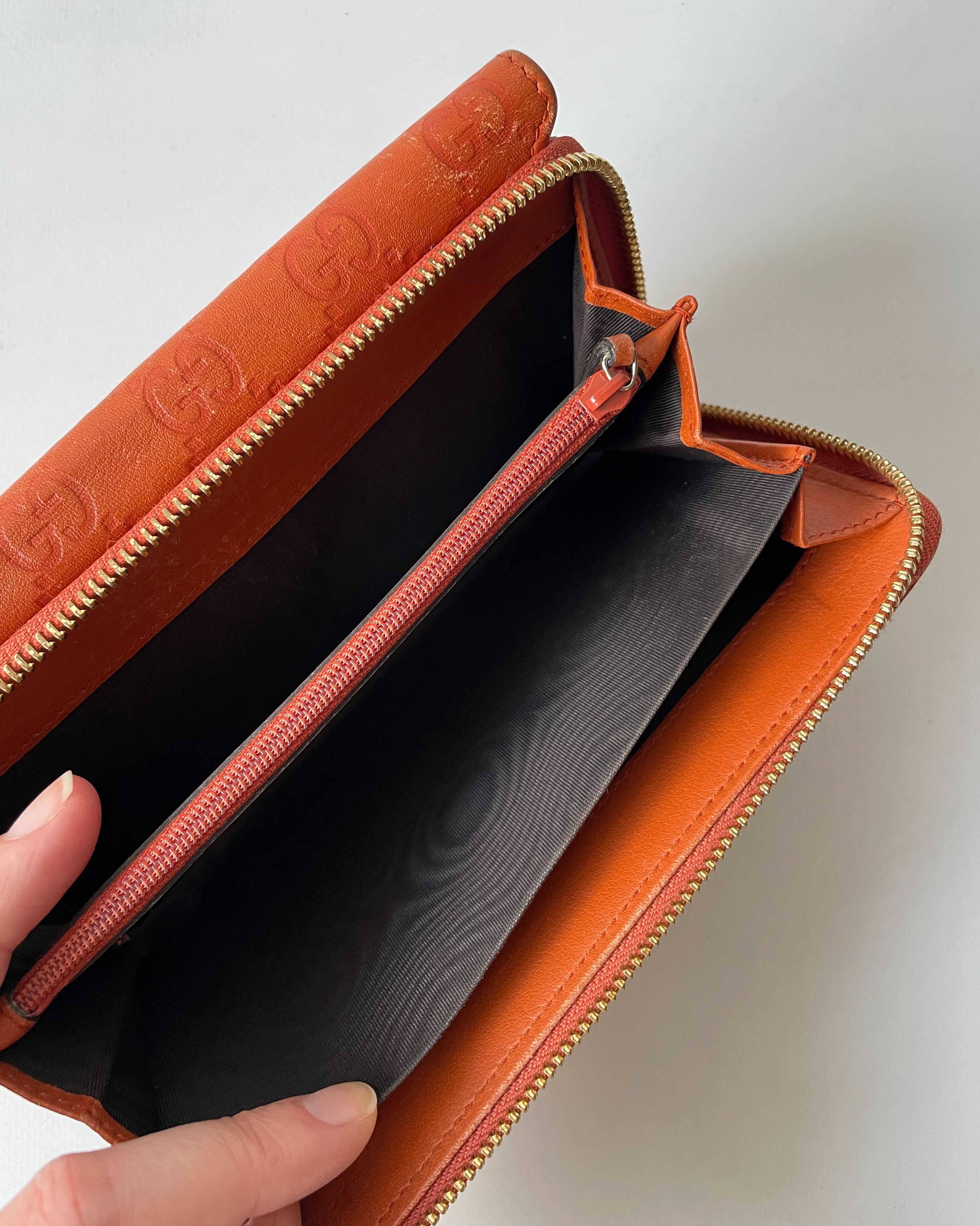 Gucci Gucci Leather Guccissima Zip Around Wallet Size ONE SIZE - 18 Thumbnail