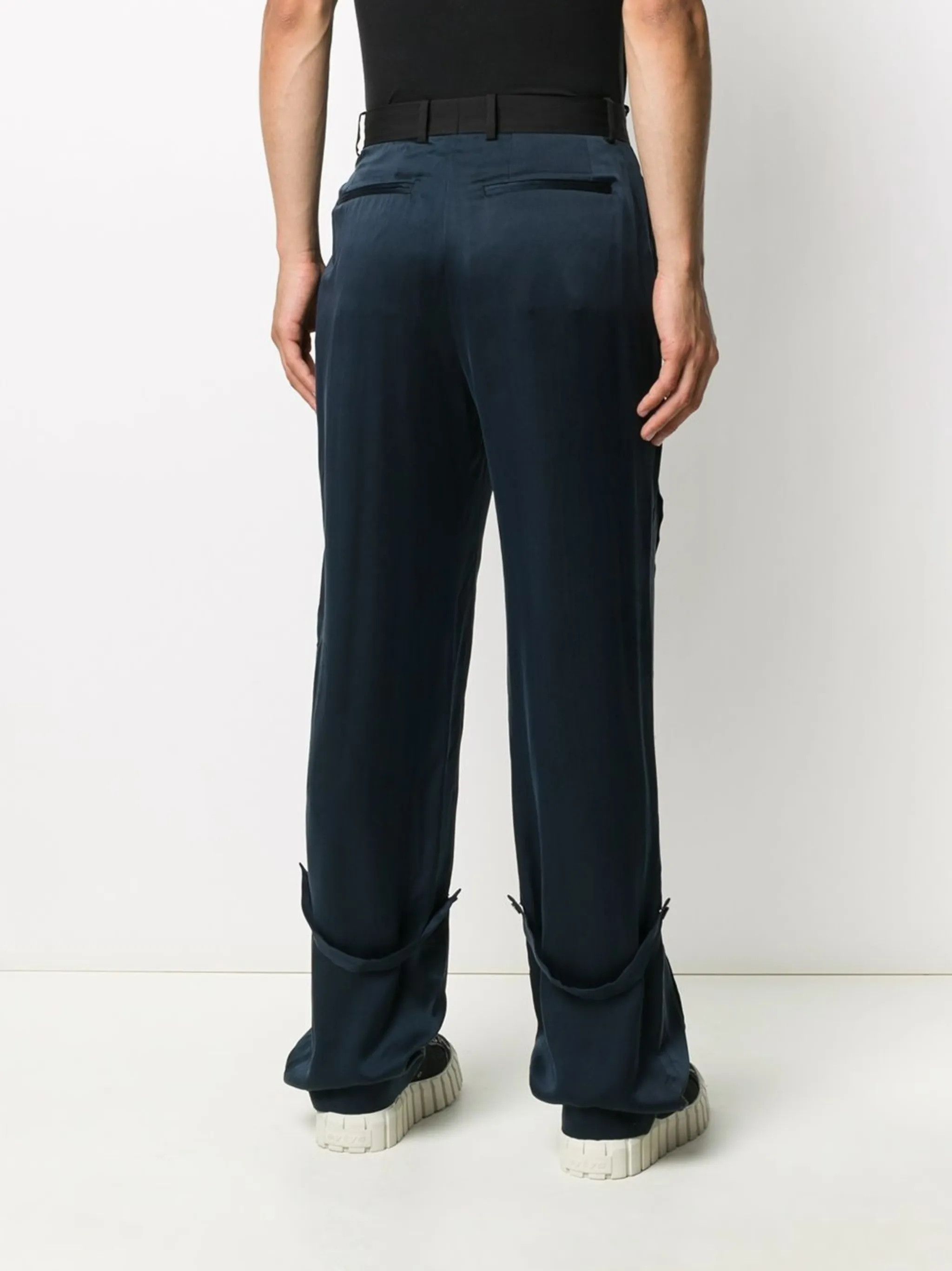 Off-White o1y0225 Casual Pant in Midnight Blue Size US 30 / EU 46 - 3 Thumbnail