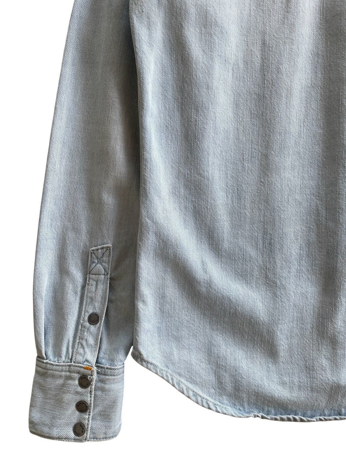 Nudie Jeans Nudie Jonis Ocean Waves Denim Shirt Size US S / EU 44-46 / 1 - 10 Thumbnail