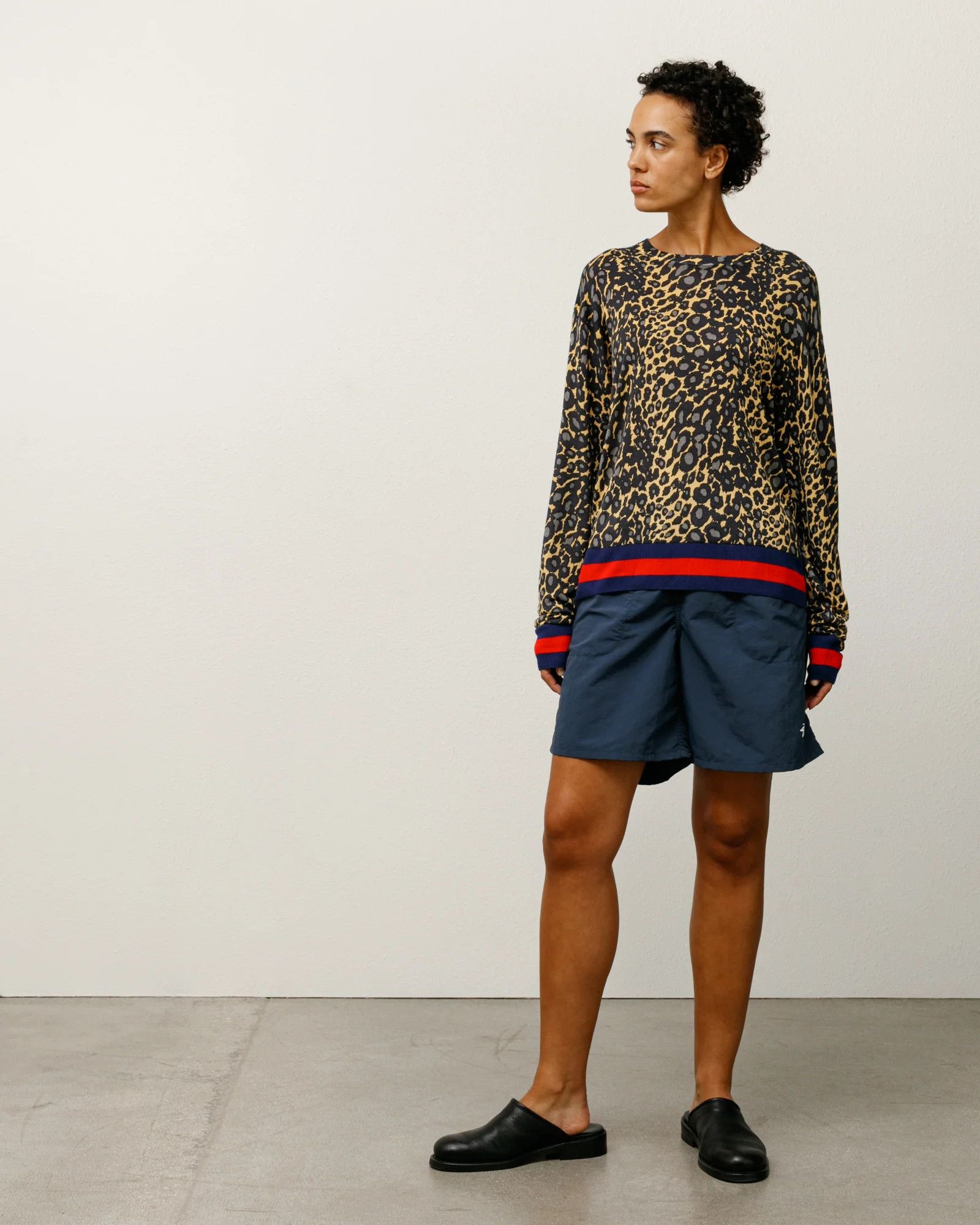 Stussy STUSSY WALES BONNER LEOPARD SWEATER Size US L / EU 52-54 / 3 - 6 Thumbnail