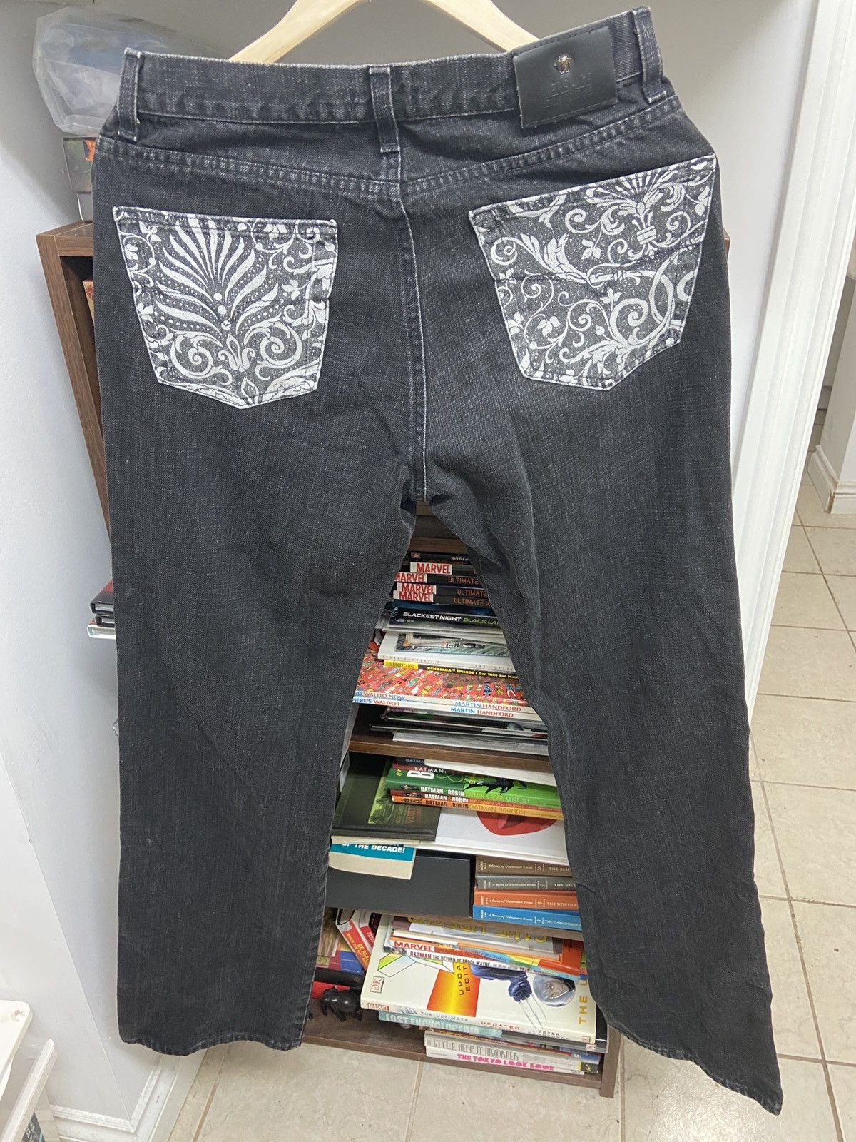 Versace Jeans Couture Vintage Versace Jeans Couture Men's Charcoal Black Jeans Size US 30 / EU 46 - 2 Thumbnail