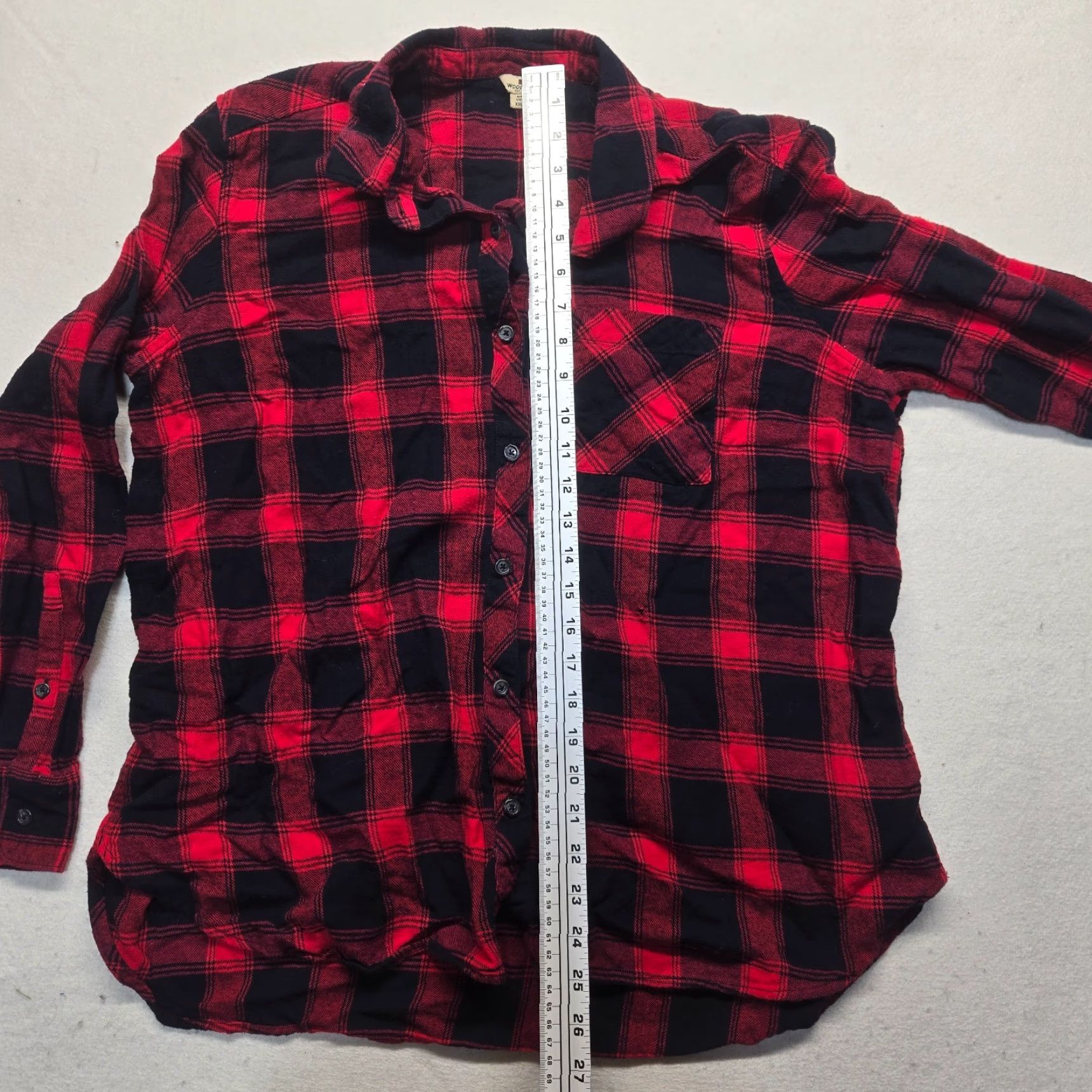 Vintage VINTAGE Woolrich Shirt Plaid Button-Up 2XL Women Red Black Buffalo Check Casual Everyday 90s Womens Size XXL / US 16-18 / IT 52-54 - 6 Thumbnail