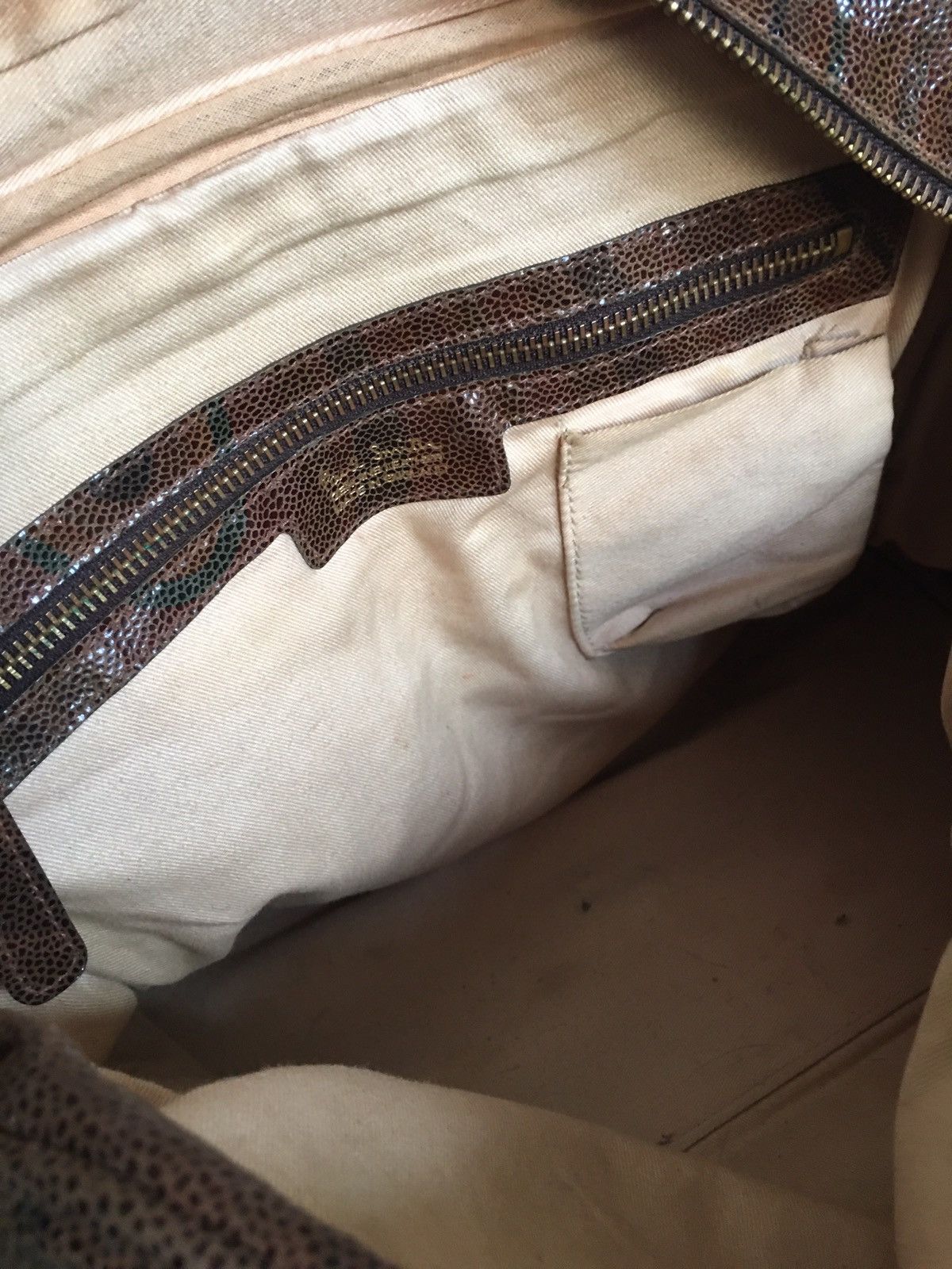 Paul Smith Paul Smith Swirl Design Leather Shoulder Tote Bag Size ONE SIZE - 15 Thumbnail