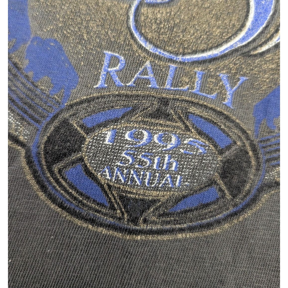 Hanes × Harley Davidson × Vintage Vintage 1995 Sturgis 55th Motorcycle Rally t-shirt Size US XXL / EU 58 / 5 - 10 Thumbnail