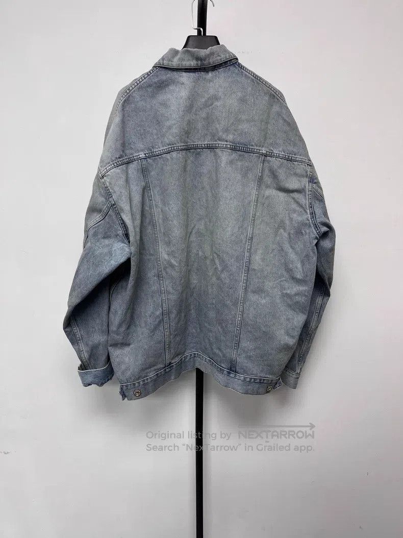 Balenciaga Balenciaga Washed single-breasted casual denim jacket Size US S / EU 44-46 / 1 - 2 Thumbnail