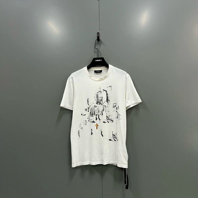 Givenchy Chest Graffiti Short-Sleeve