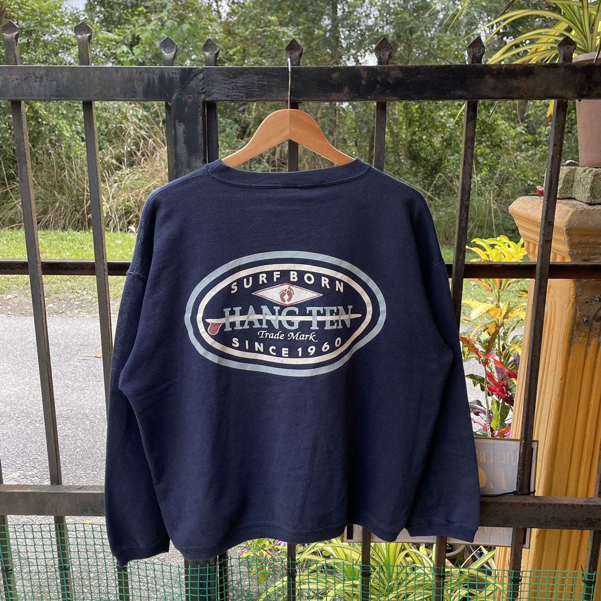 Hang Ten × Vintage 🔥Vintage Hang Ten Big Logo Sweatshirts Size US M / EU 48-50 / 2 - 1 Thumbnail