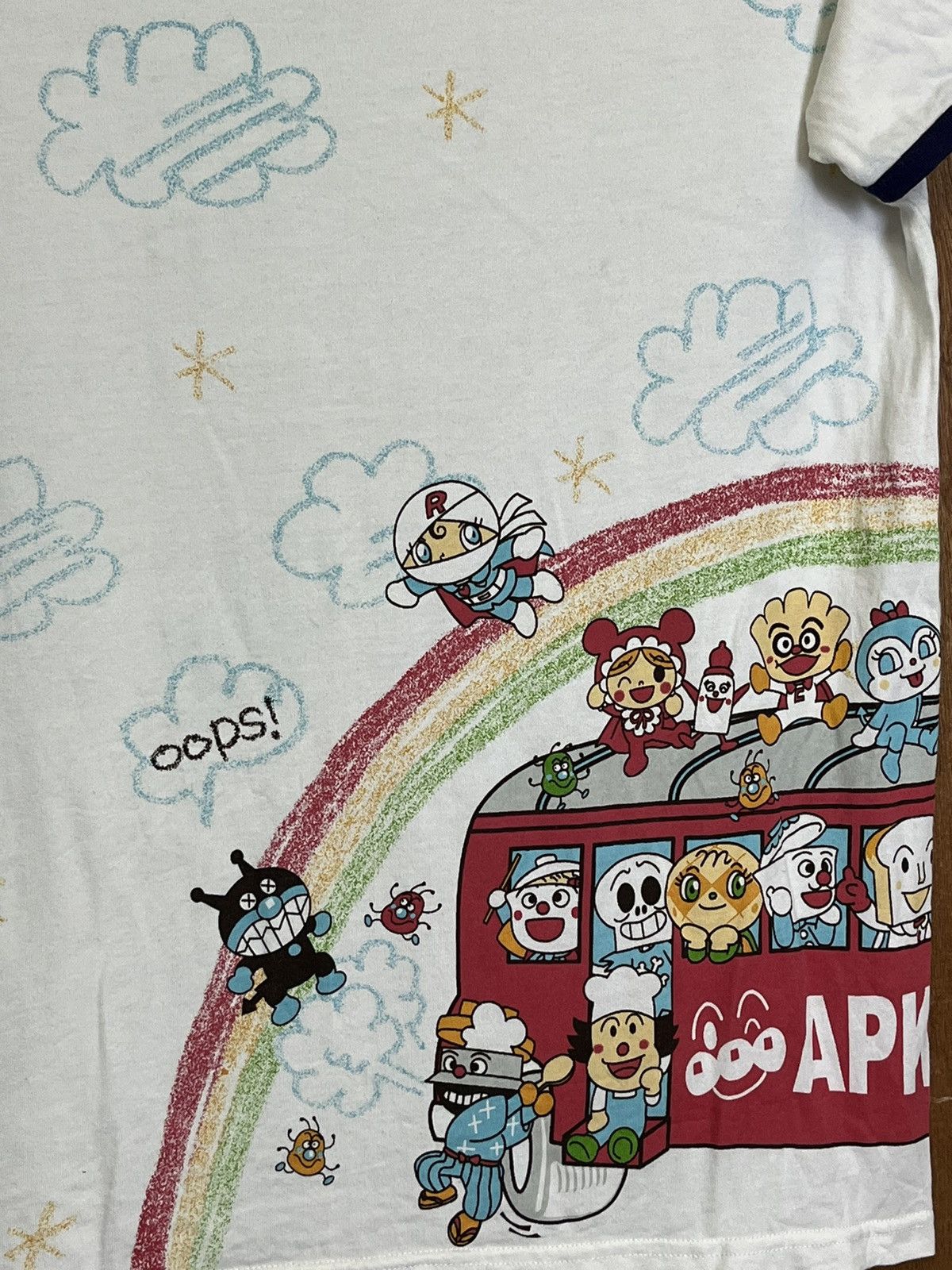 Anime JAPANESE ANIME ANPANMAN KIDS COLLECTION RINGGER T SHIRT Size US L / EU 52-54 / 3 - 4 Thumbnail