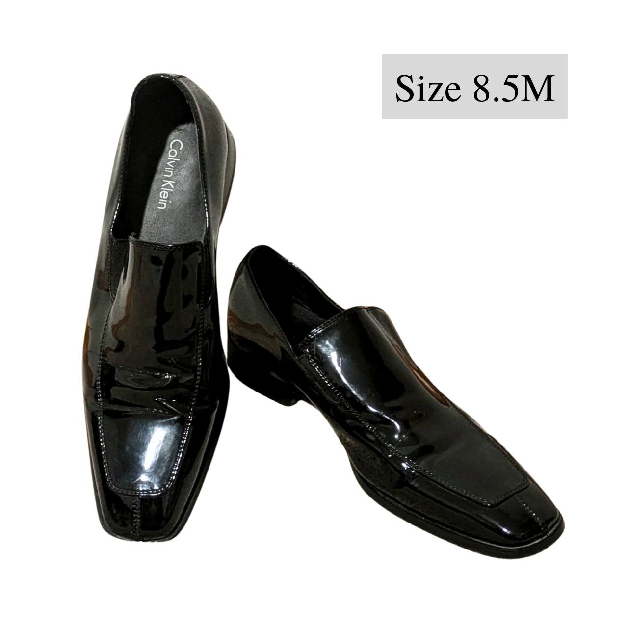 Calvin Klein Calvin Klein "Gregory" Patent Leather Formal Tuxedo Loafers Size US 8.5 / EU 41-42 - 1 Thumbnail