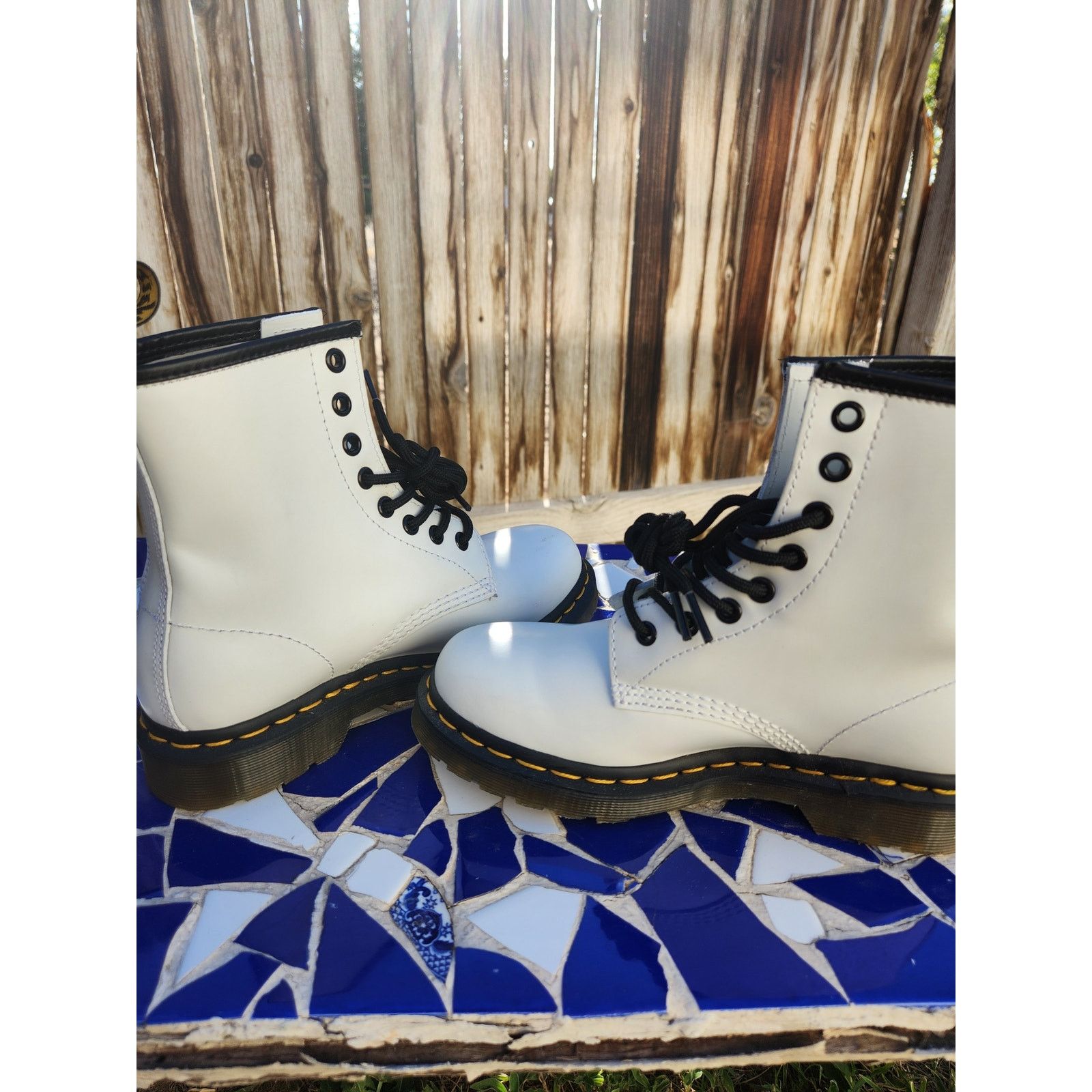 Dr. Martens White Leather Dr Martin's ****New***** sz5 Size US 5 / IT 35 - 5 Thumbnail